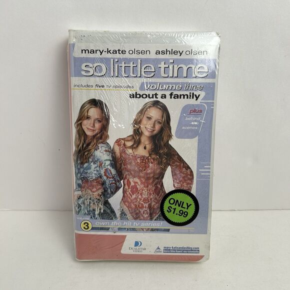 Mary-Kate  Ashley Olsen - So Little Time Vol. 3: About a Family (VHS, 2003) - Picture 1 of 7